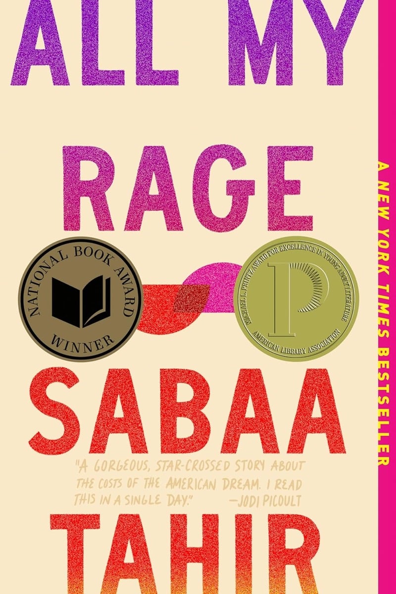 Cover art for "All My Rage" showing the title text