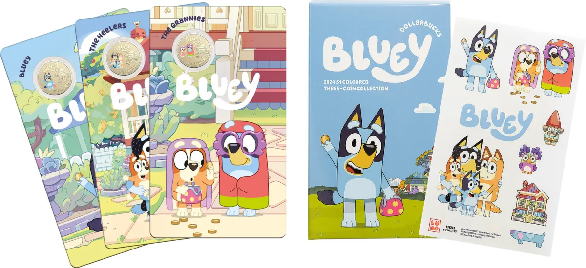 The Australian Royal Mint Bluey Dollarbucks Collection