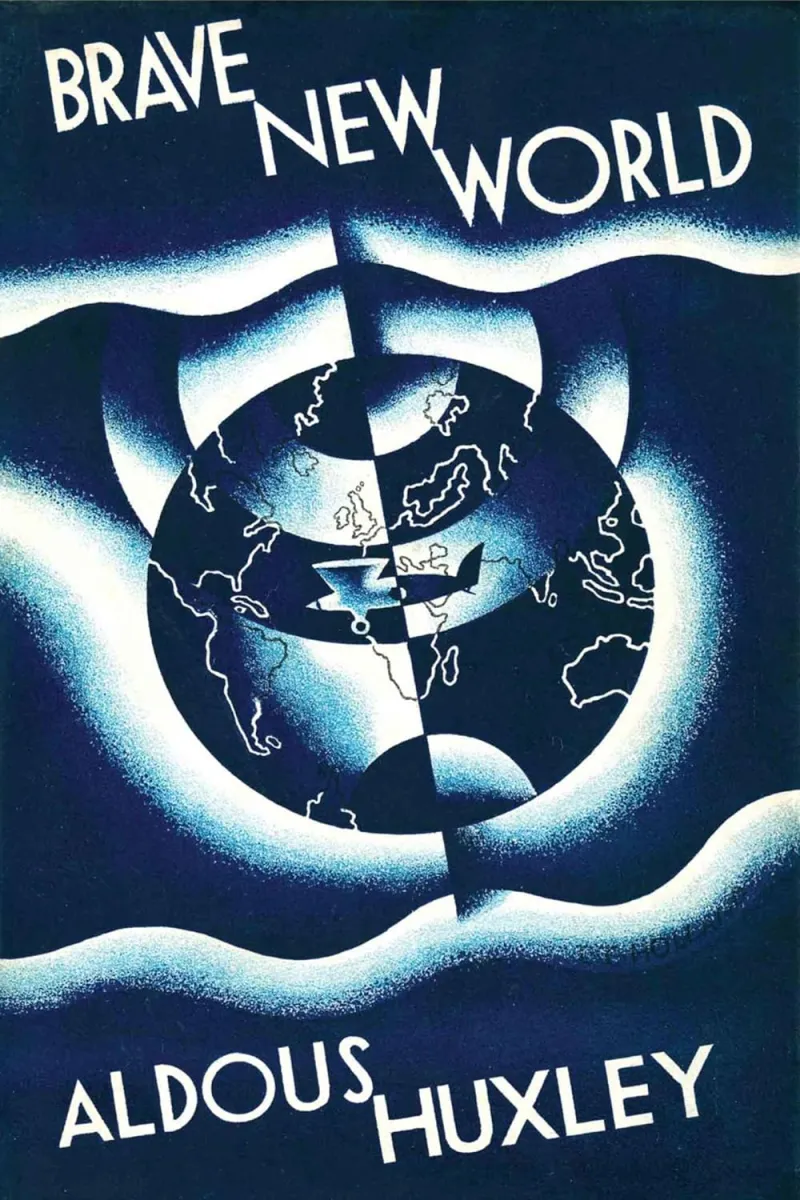Brave New World book cover.