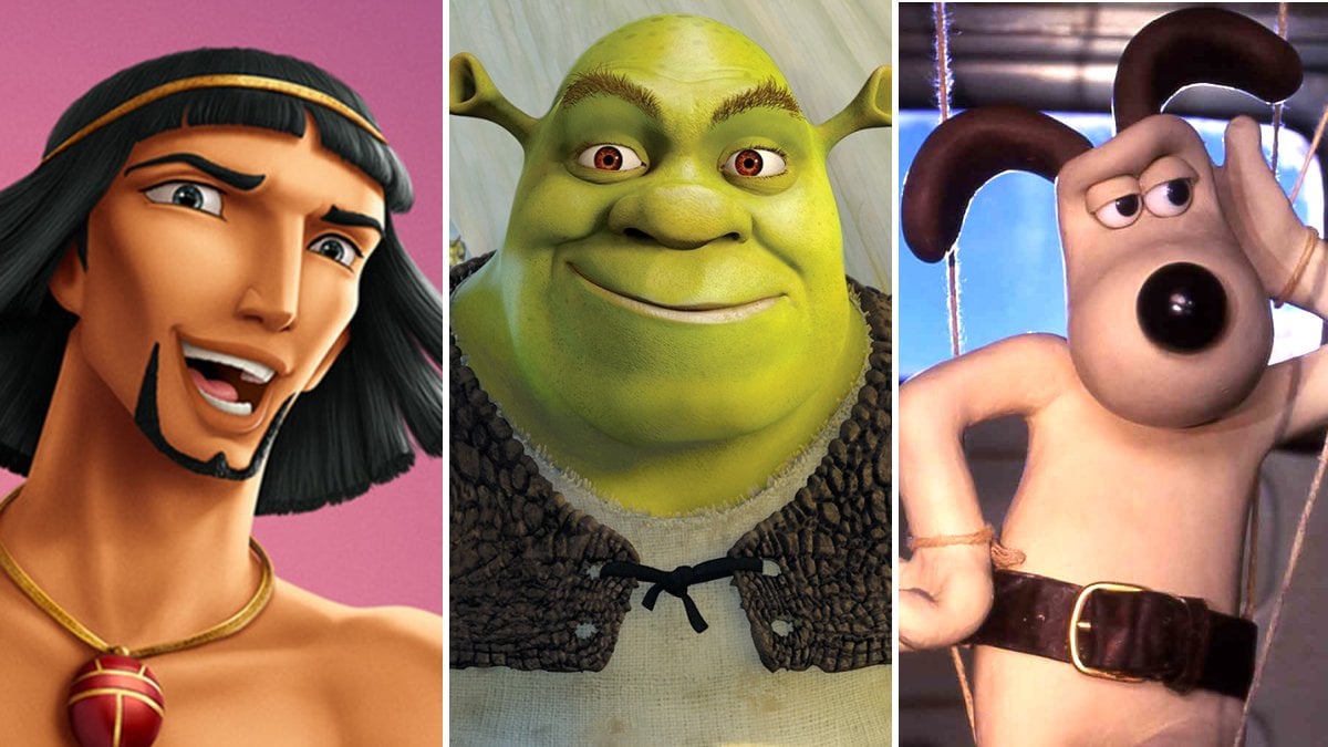 Moses of The Prince of Egypt, Shrek, Gromit