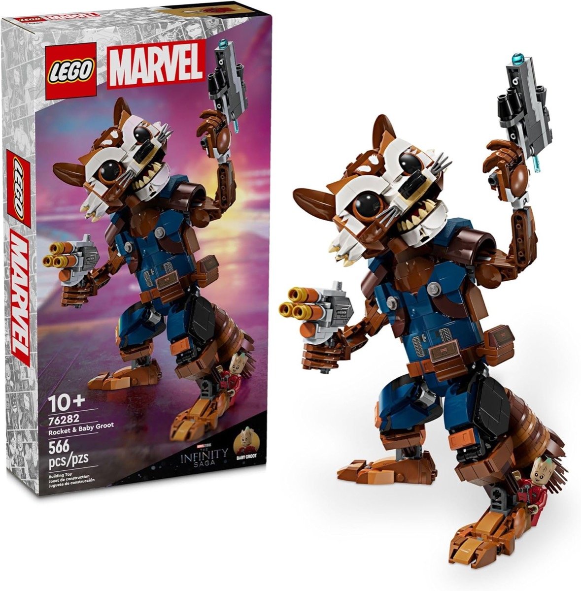 Rocket and Baby Groot LEGO set from "Guardians of the Galaxy"