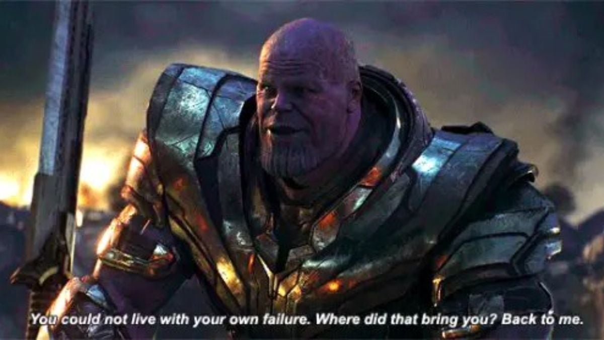 Josh Brolin as Thanos in Avengers Endgame