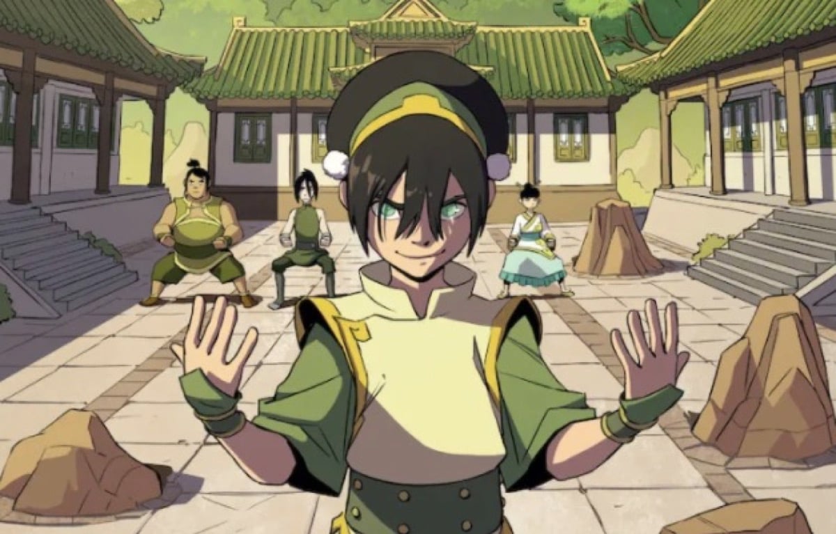Toph Beifong’s Metalbending Academy comic cover.